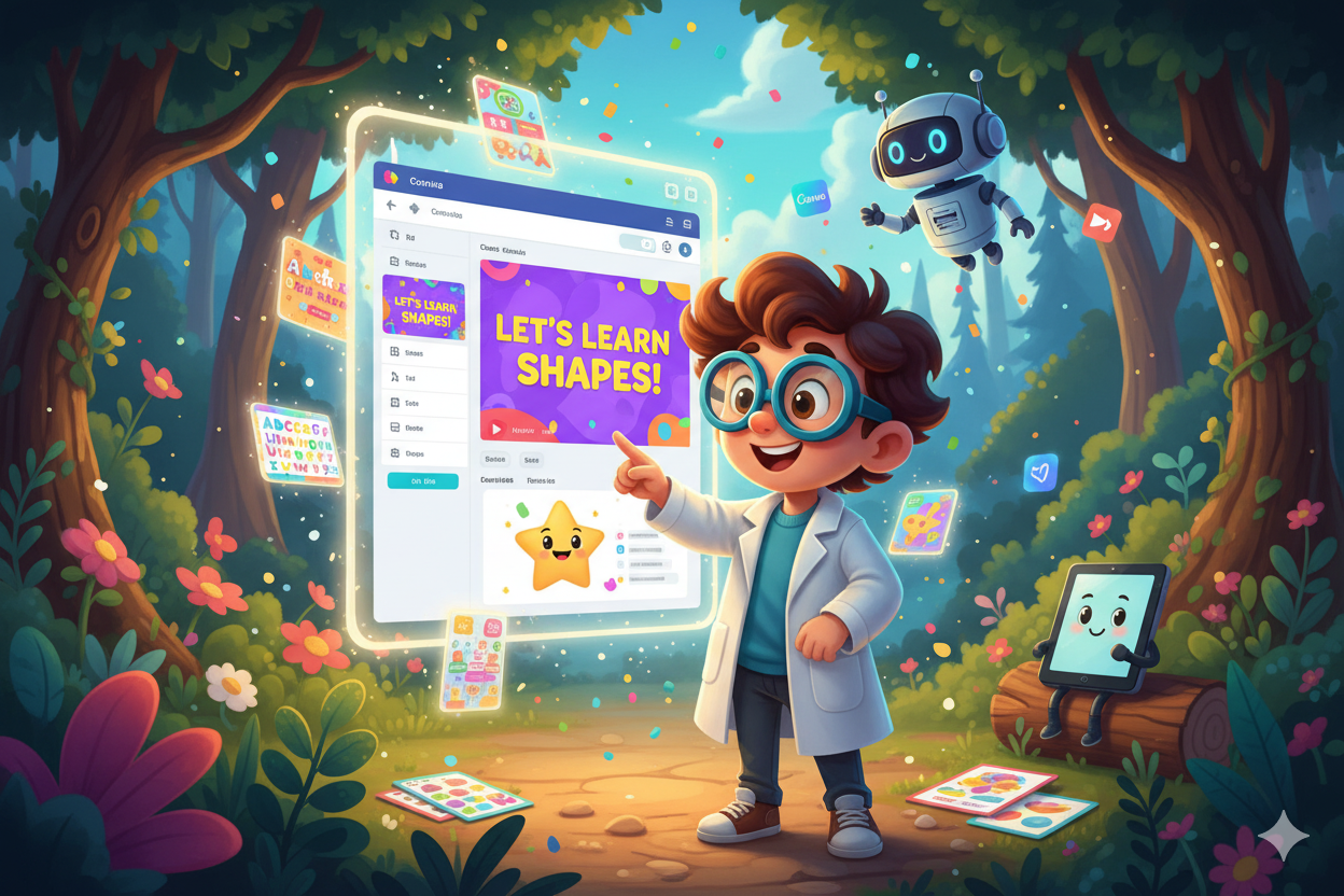 Canva template educational videos