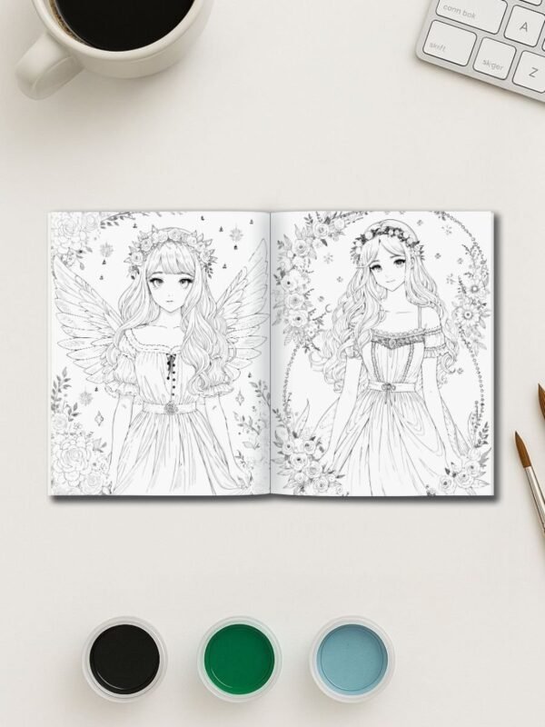 104-2-1 Flowers coloring pages