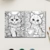 105-2-1 Mini Meows Coloring Pages