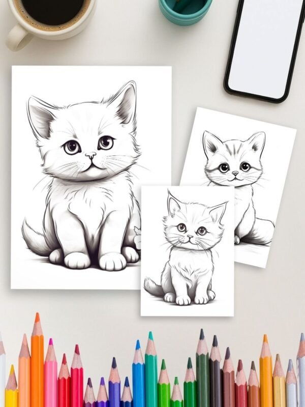 Cat Coloring Pages