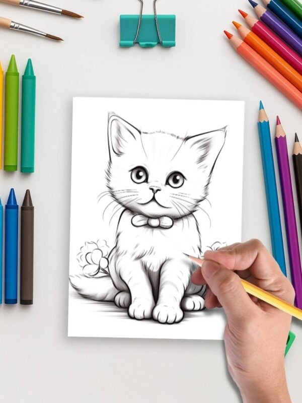Cat Coloring Pages