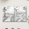 109-2-1 Autumn Dreams coloring pages