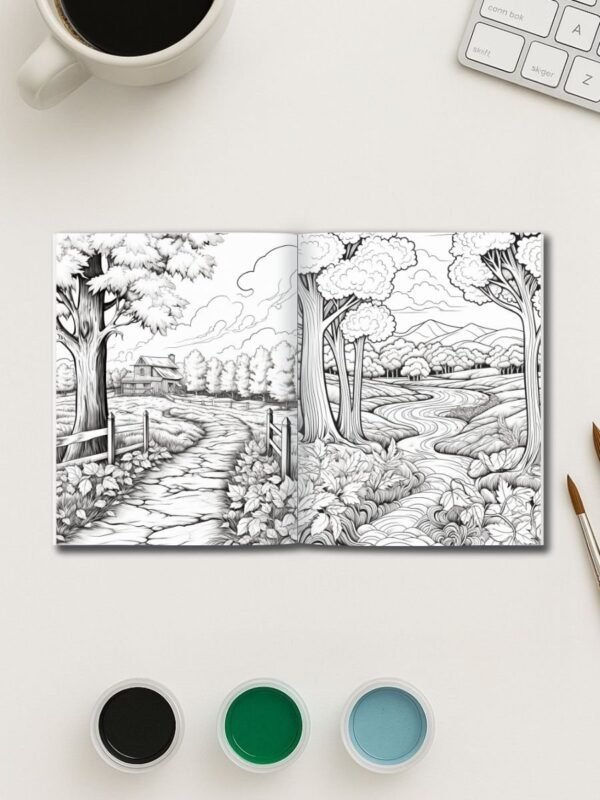 109-2-1 Autumn Dreams coloring pages