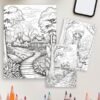 109-3-1 Autumn Dreams coloring pages