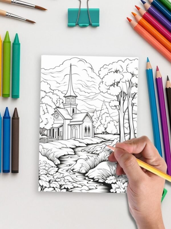 109-4-1 Autumn Dreams coloring pages