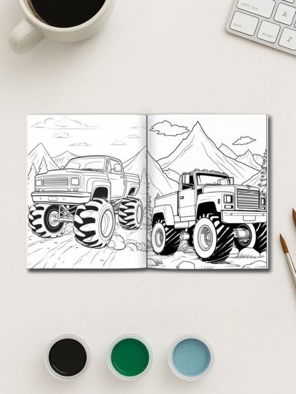 113-2-1 Truck Power Coloring Pages