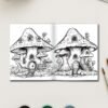 122-2-1 Forest Fungi coloring pages