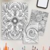 126-3-1 Geo Zen coloring pages