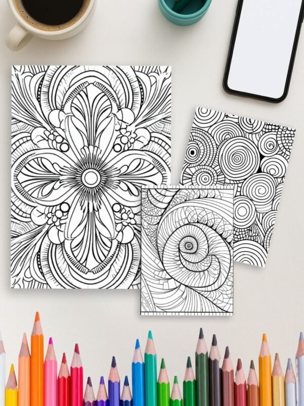 126-3-1 Geo Zen coloring pages