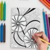 126-4-1 Geo Zen coloring pages