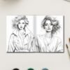 129-2-1 Fashion Vibes Coloring pages