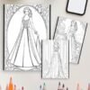129-3-1 Fashion Vibes Coloring pages