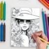 129-4-1 Fashion Vibes Coloring pages