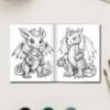 130-2-1 Dragon coloring book