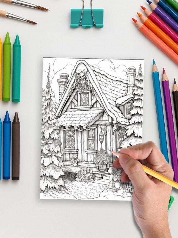cozy coloring pages