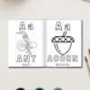 2 Preschool Alphabet Coloring Pages
