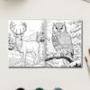 Winter whiskers coloring pages