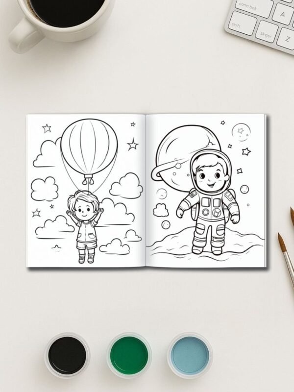 99-2-1 Cosmic adventures coloring pages