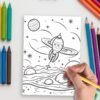 99-4-1 Cosmic adventures coloring pages