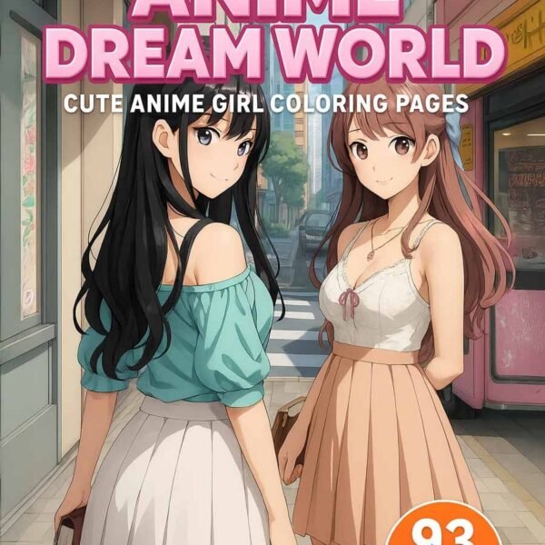 Anime Dream World Coloring Pages