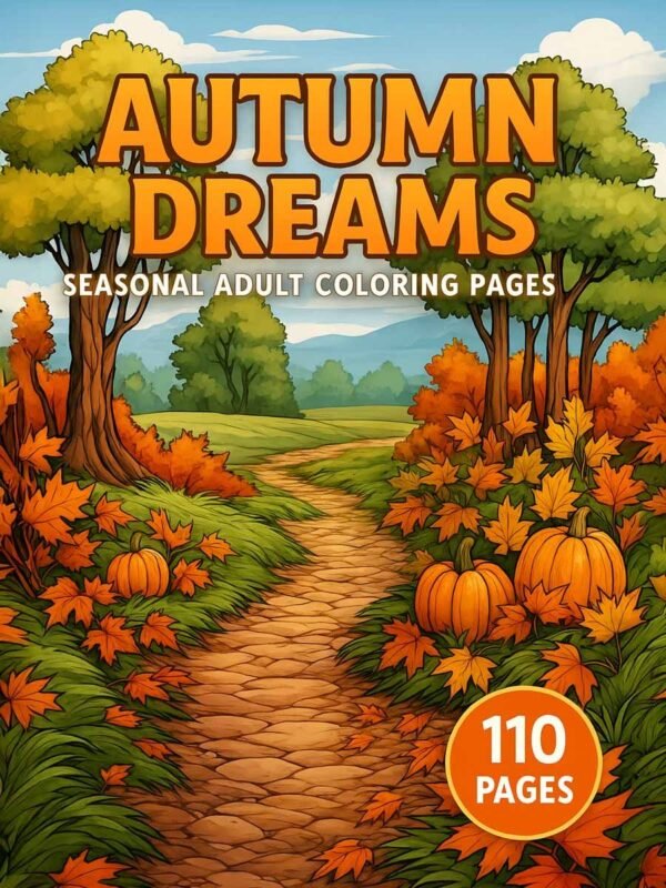 Autumn-Dreams-–-110-Seasonal-Adult-Coloring-Pages-1 Autumn Dreams coloring pages