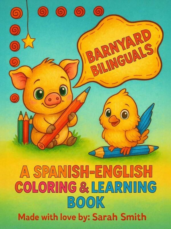 Barnyard-Bilinguals-Kids-Coloring-and-Learning-Book Barnyard Bilinguals Coloring and Learning Book