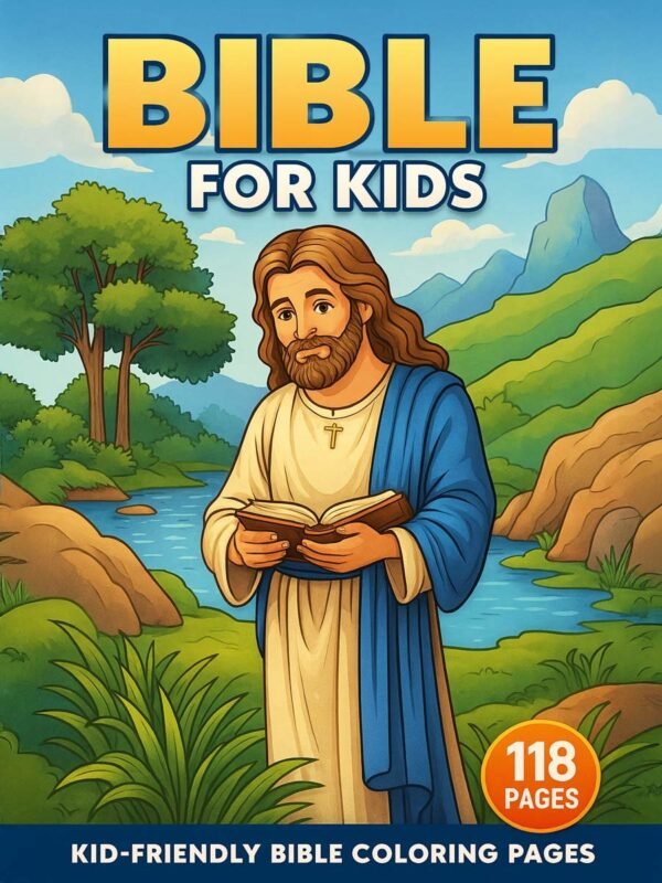 Bible-for-Kids-–-Kid-Friendly-Bible-Coloring-Pages-118-Pages Kid-Friendly Bible Story Pages