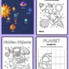 Blast off to learning printable worksheets