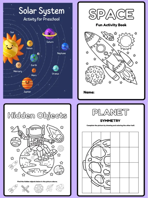 Blast off to learning printable worksheets