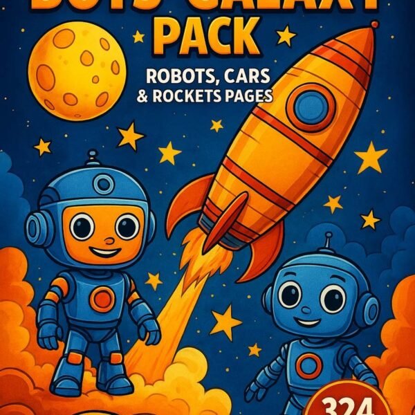 Galaxy pack coloring pages