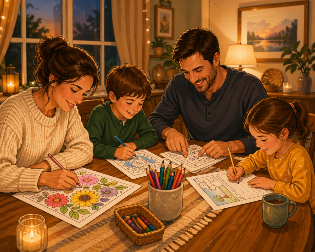 How Printable Activities Help Kids Reduce Screen Time
