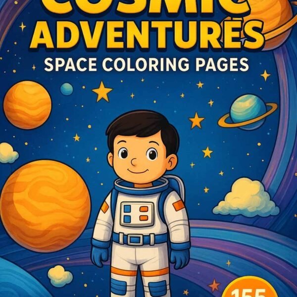 Cosmic adventures coloring pages