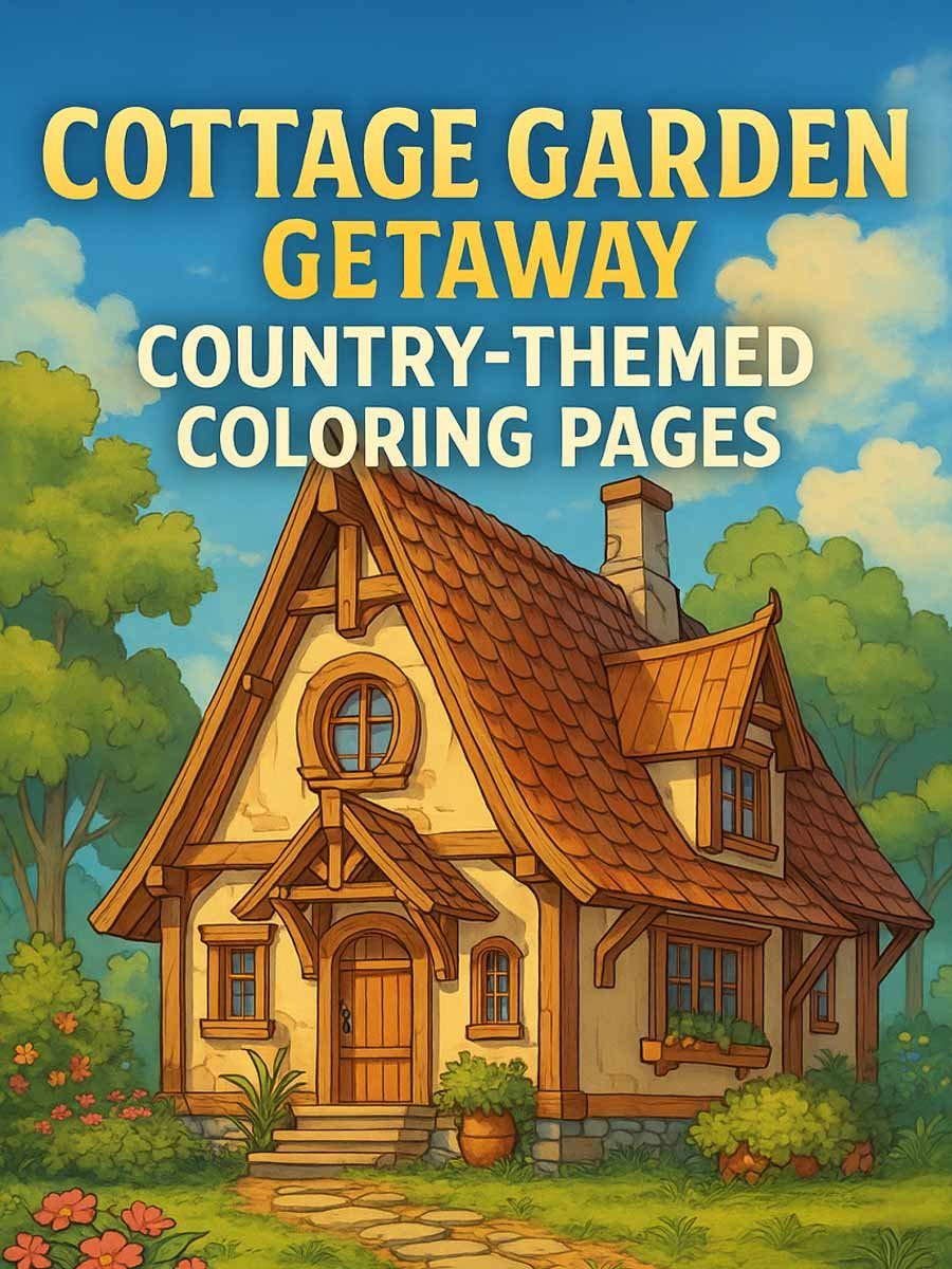 Cottage Garden coloring pages