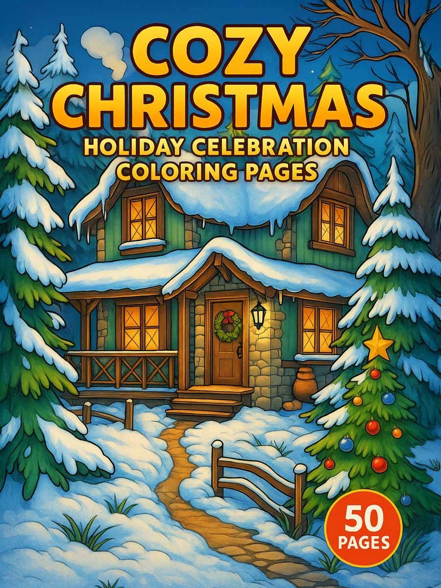 cozy coloring pages