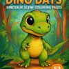 Dino-Days-–-Dinosaur-Scene-Coloring-Pages-52-Pages Dino Days – 52 Dinosaur Scene Coloring Pages