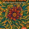 Floral-Flow-–-Mandala-Flower-Coloring-Pages-213-Pages-1 Mandala flower coloring pages