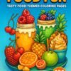 Food-Fun-–-Tasty-Food-Themed-Coloring-Pages-200-Pages Food-themed coloring pages