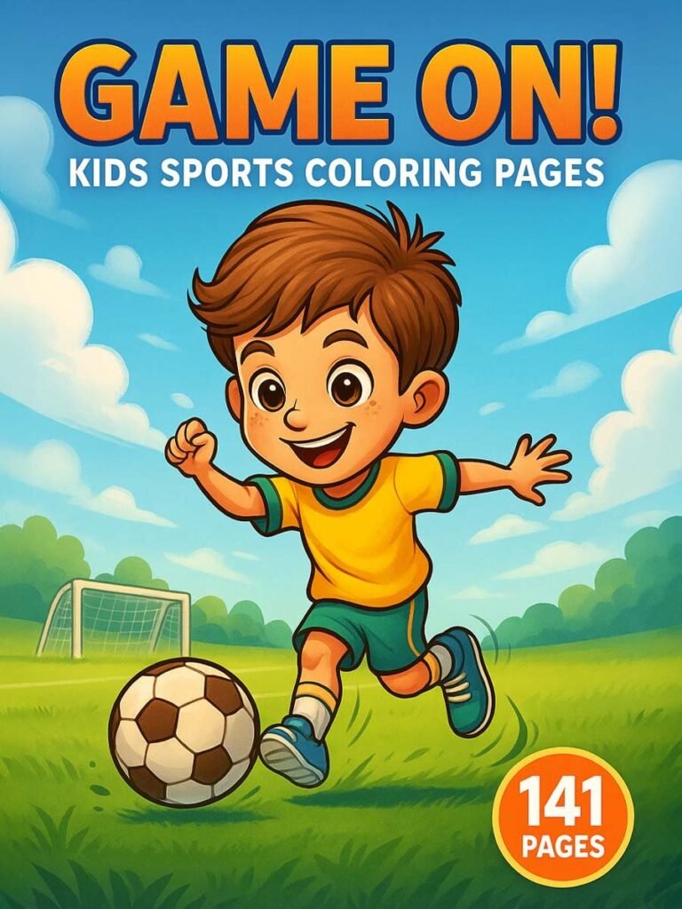 Sports Coloring Pages For Kids – 141 Fun Activity & Game Printables