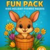Holiday Fun Pack – 60 Kids Holiday-Themed Coloring Pages