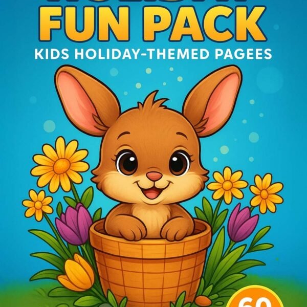 Holiday-Fun-Pack-–-Kids-Holiday-Themed-Pages-60-Pages Holiday Fun Pack – 60 Kids Holiday-Themed Coloring Pages