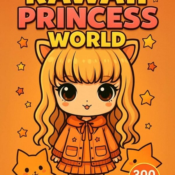 Kawaii Princess coloring pages