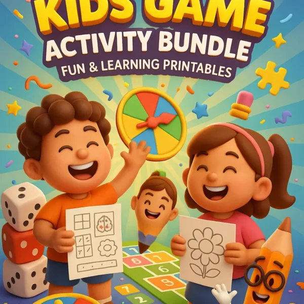 Kids game activity bundle-238-Pages-of-Fun-Learning