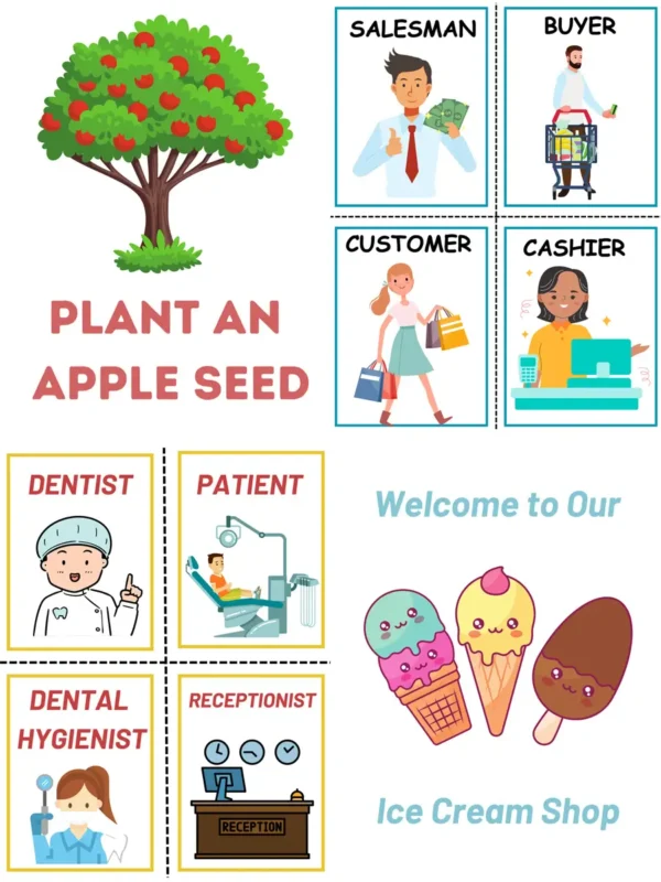 Little pretenders printable activity