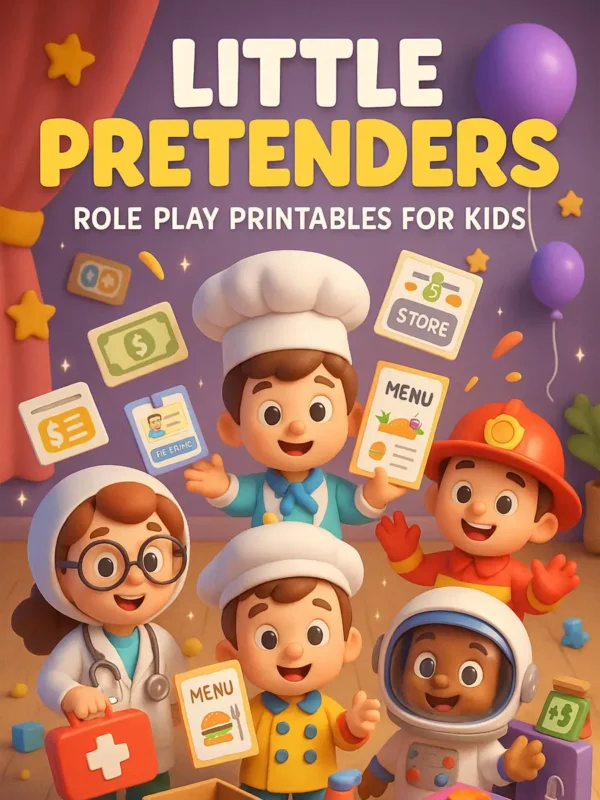 Little pretenders printable activity