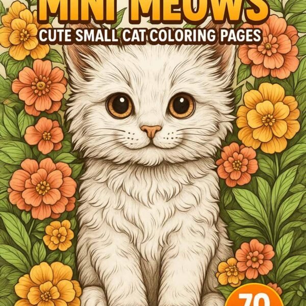 Mini Meows Coloring Pages