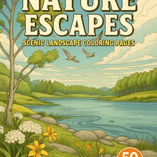 Nature Escapes Landscape coloring pages