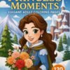 Princess-Moments-–-120-Elegant-Adult-Coloring-Pages-1 Princess Moments Coloring Pages