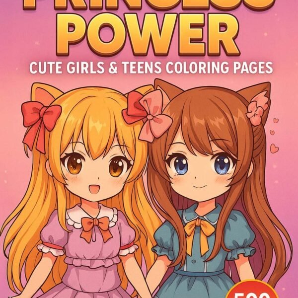 Princess power coloring pages