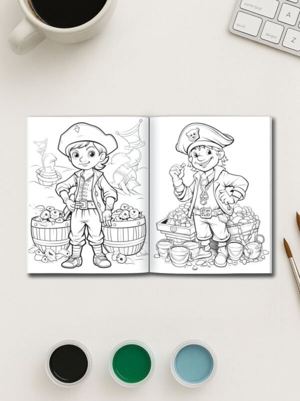 Pirates Ahoy! – 50 Swashbuckling Coloring Pages