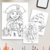 Pirates Ahoy! – 50 Swashbuckling Coloring Pages